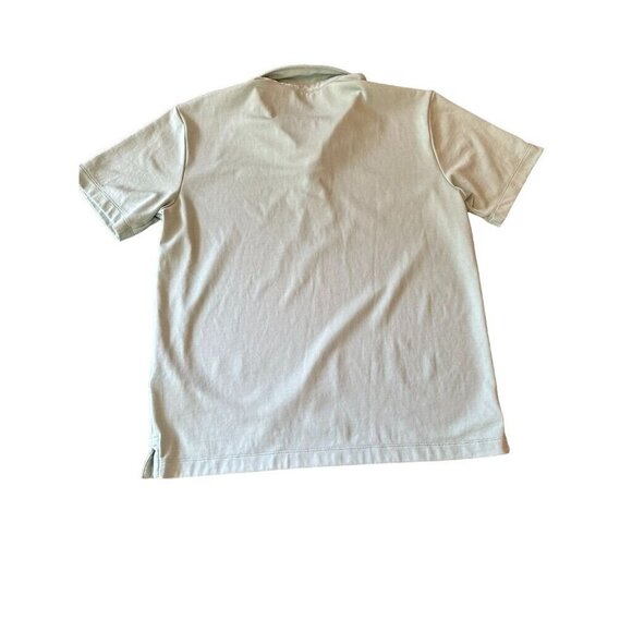 Patagonia Men's Polo Shirt Mint Green Size M 100% Polyester Embroidered Fish Log - Picture 6 of 6